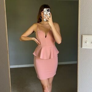 Charlotte Russe peplum dress